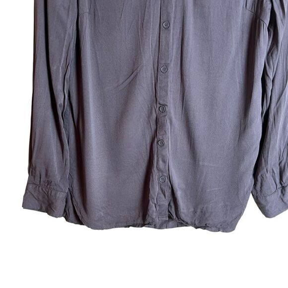 3 for $30! Just fab grey button down shirt - Picture 6 of 7